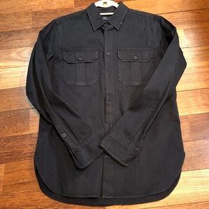 Men’s Button Down Shirt with Patch Pockets
